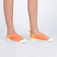 Kids’ water shoes with rip-tab - Aquashoes 120 apricot