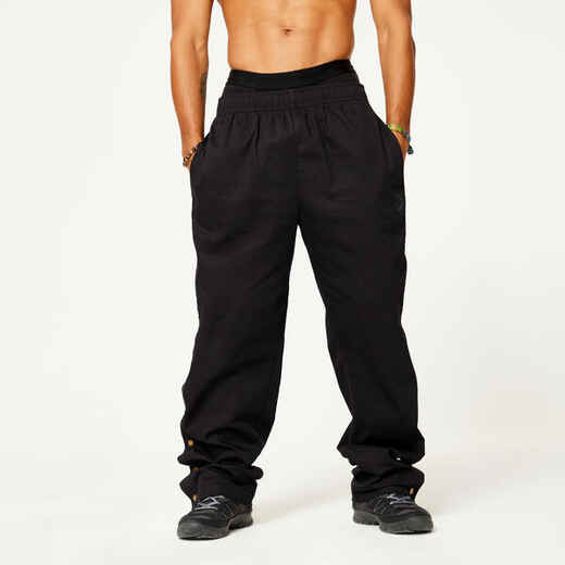 
      Wide Breakdancing Bottoms - Black
  