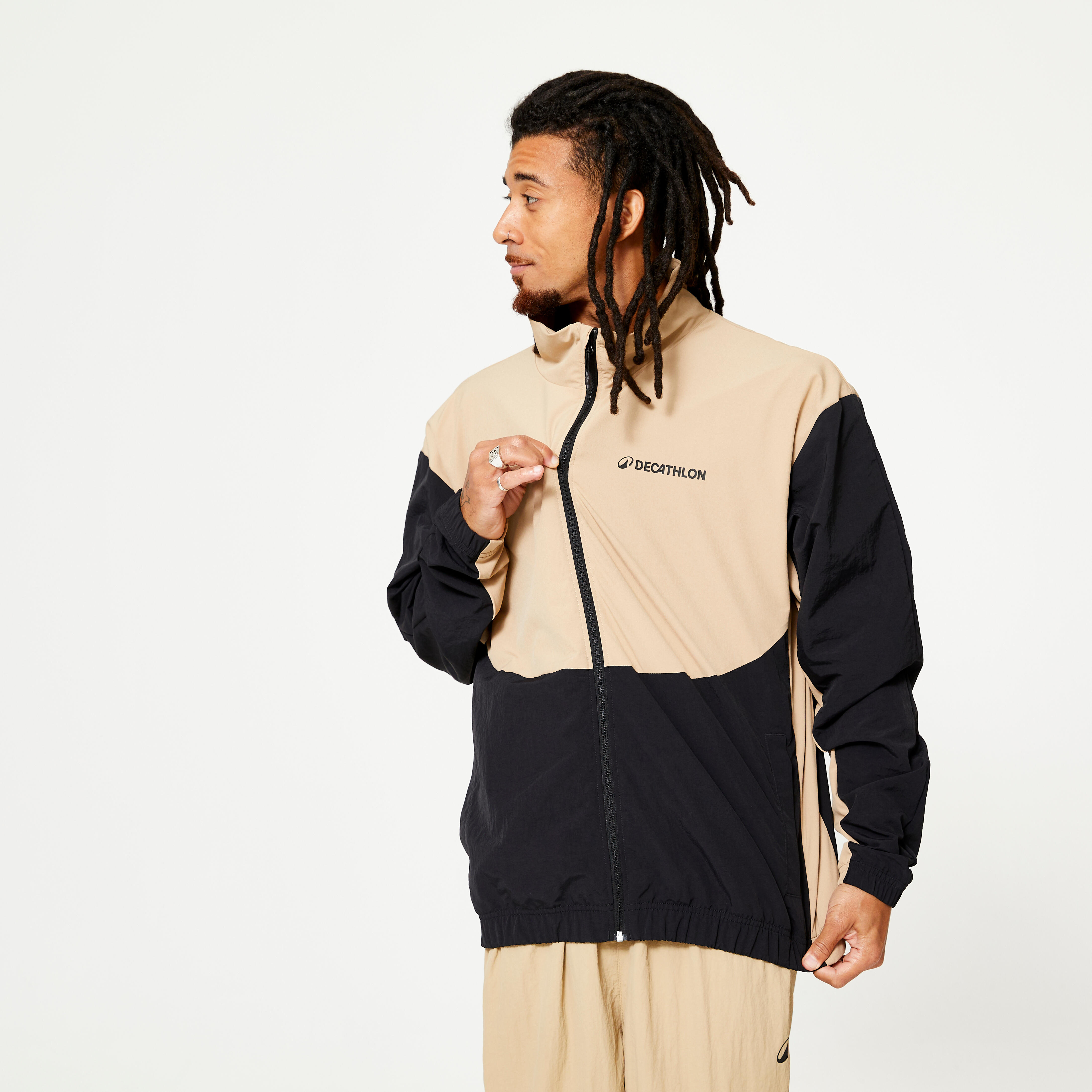 Break dance tracksuit jacket - sand