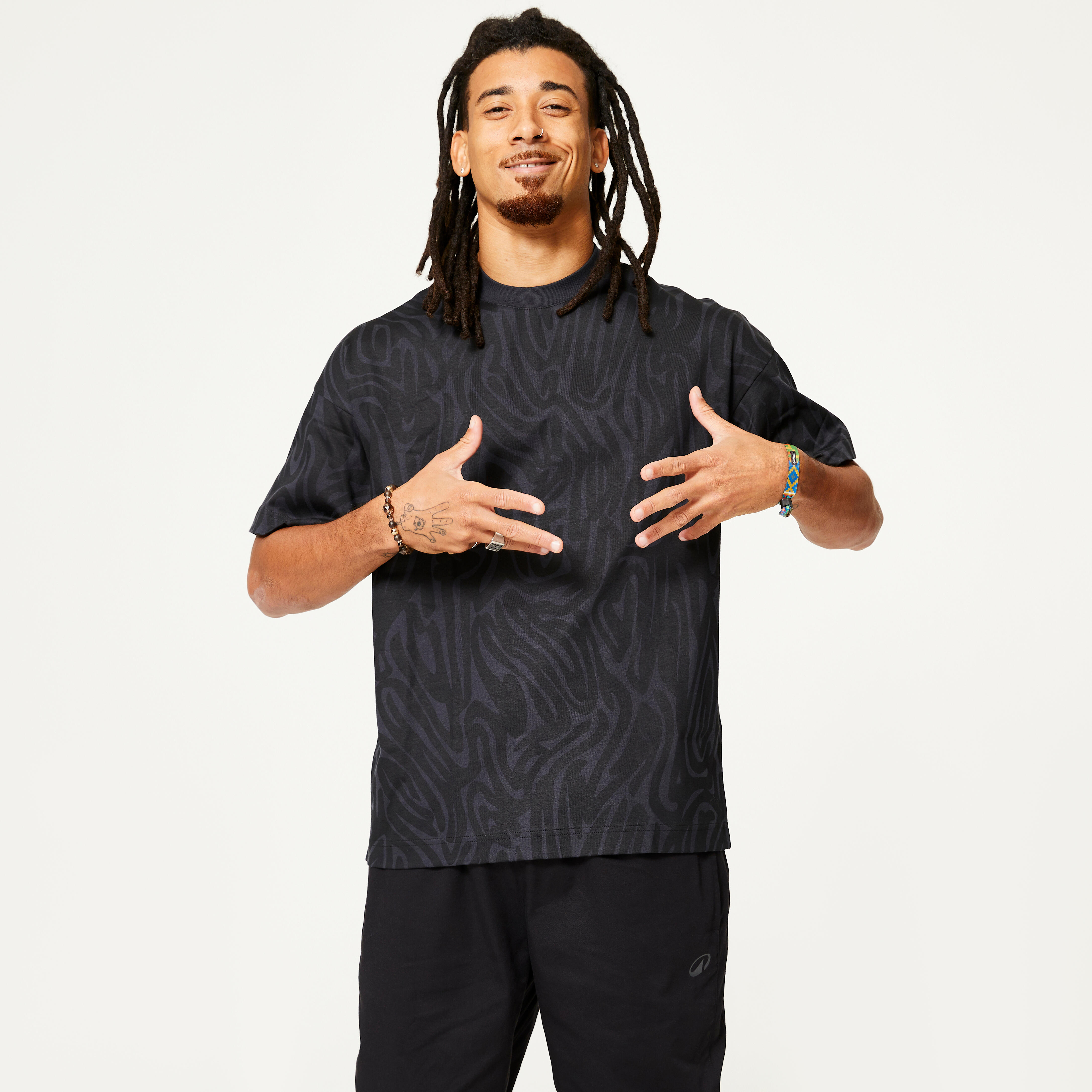 Oversized dance T-shirt - carbon grey