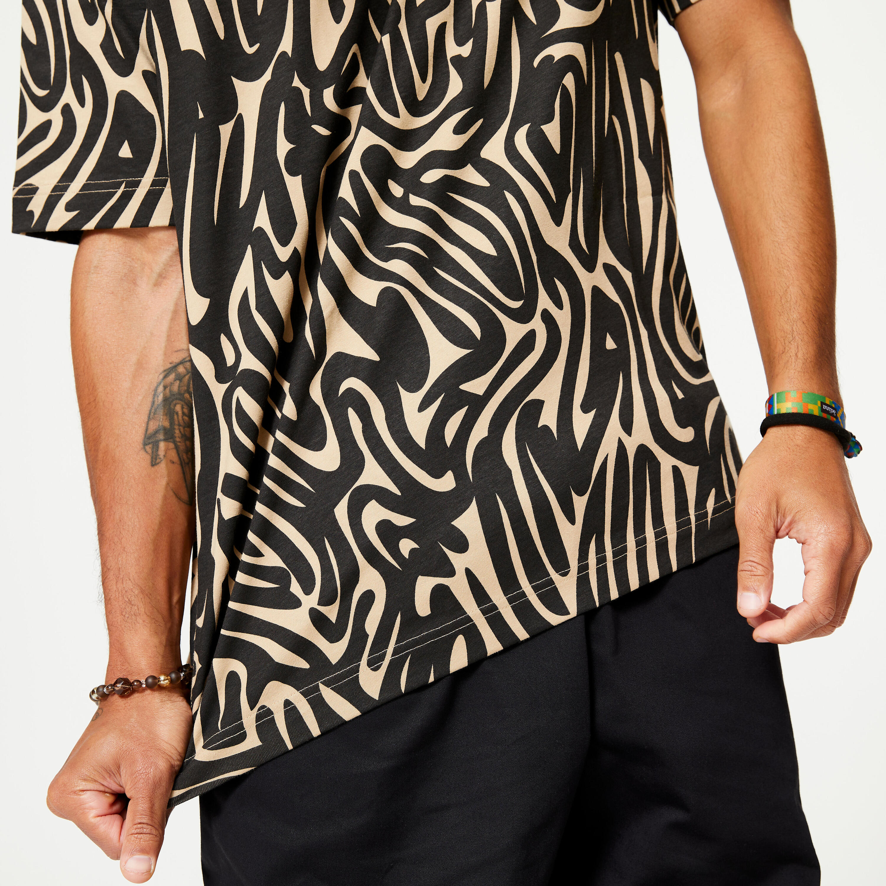 T-shirt oversize danse - sable 3/7