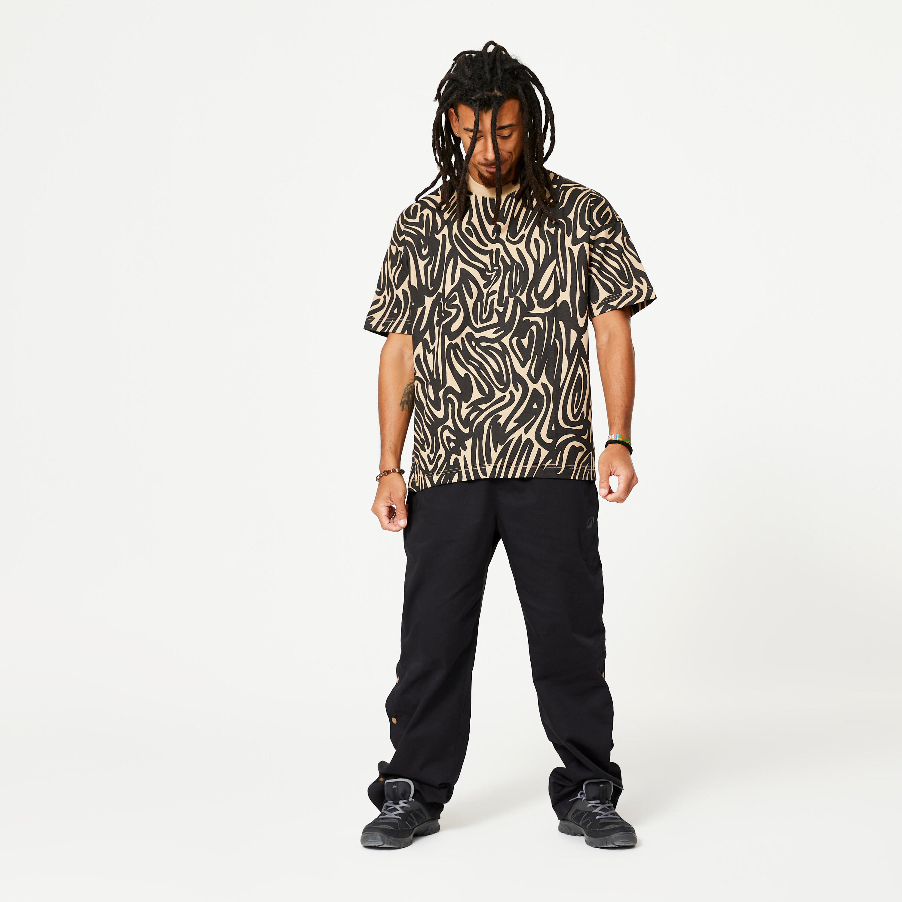 T-shirt oversize danse - sable 2/7
