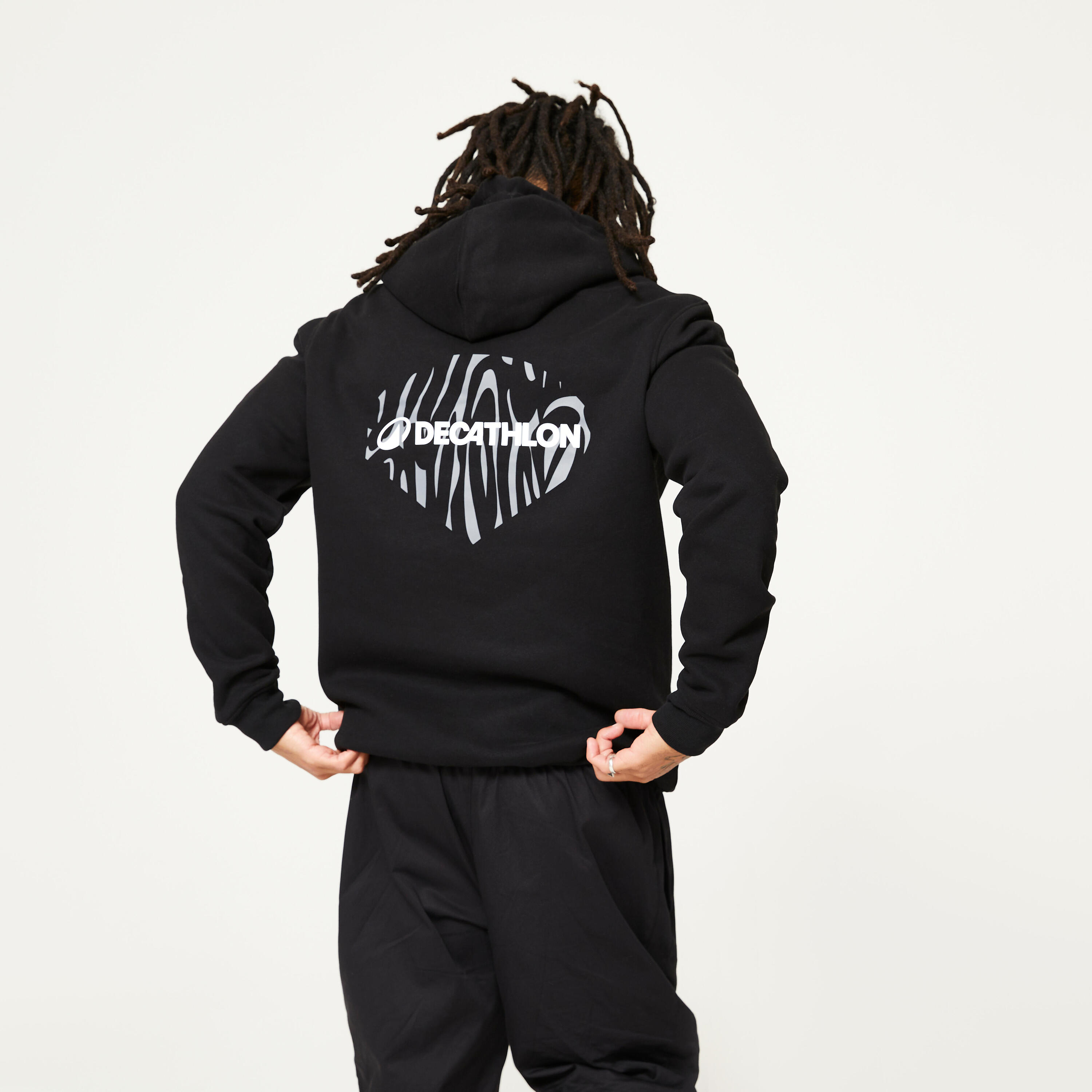 Sweat danse chaud et confortable homme, noir 7/7