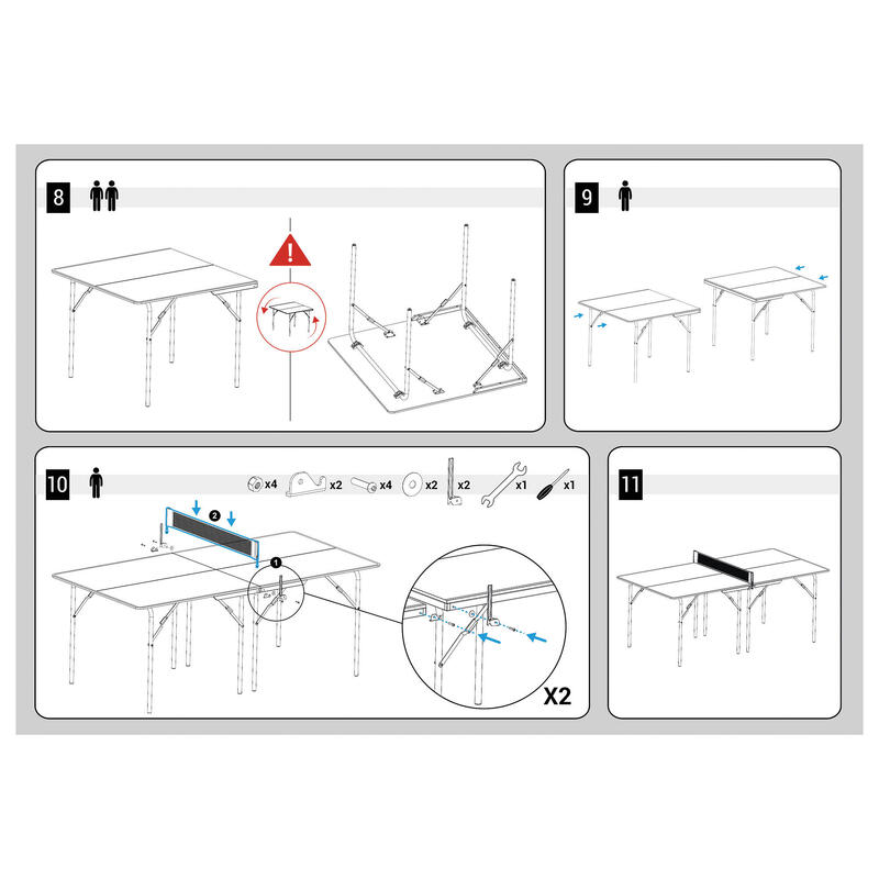 Blat pentru masă de ping pong, PPT 130 Medium Indoor.2, lemn