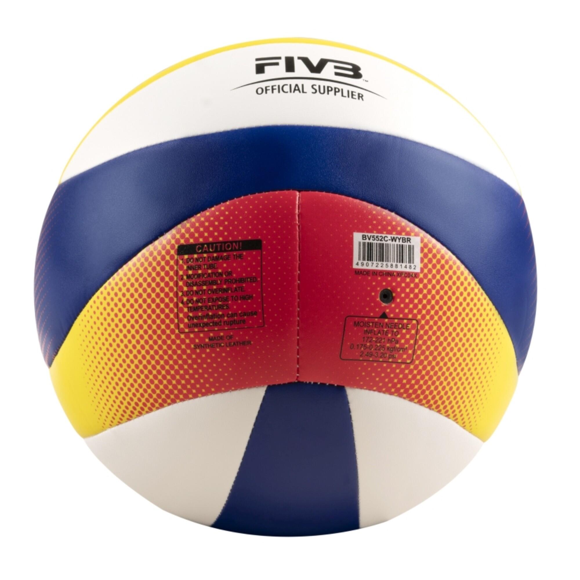 Beachvolleyball Größe 5 - Mikasa BV552C 3/4