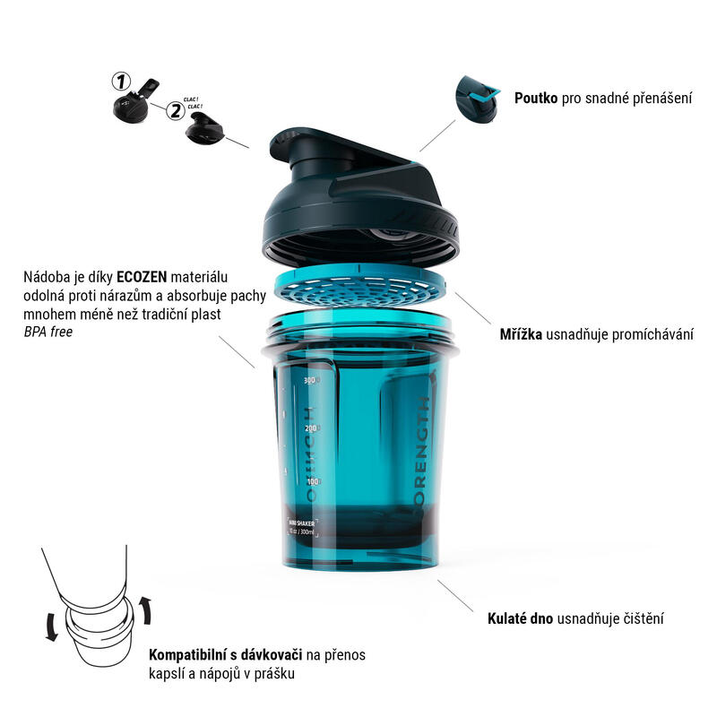 Mini shaker 300 ml