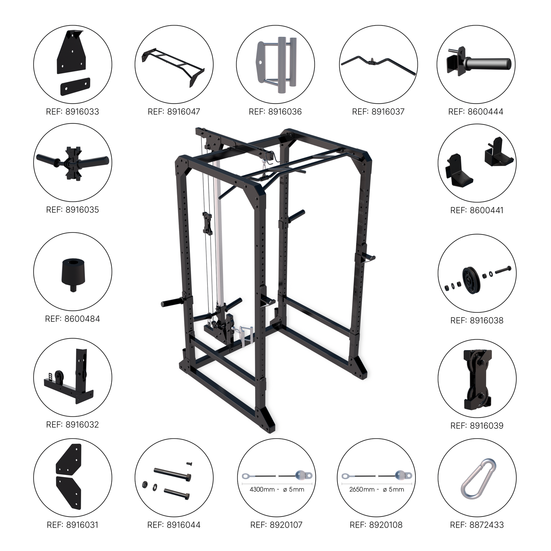 power rack 900 bodybuilding montagehandleiding