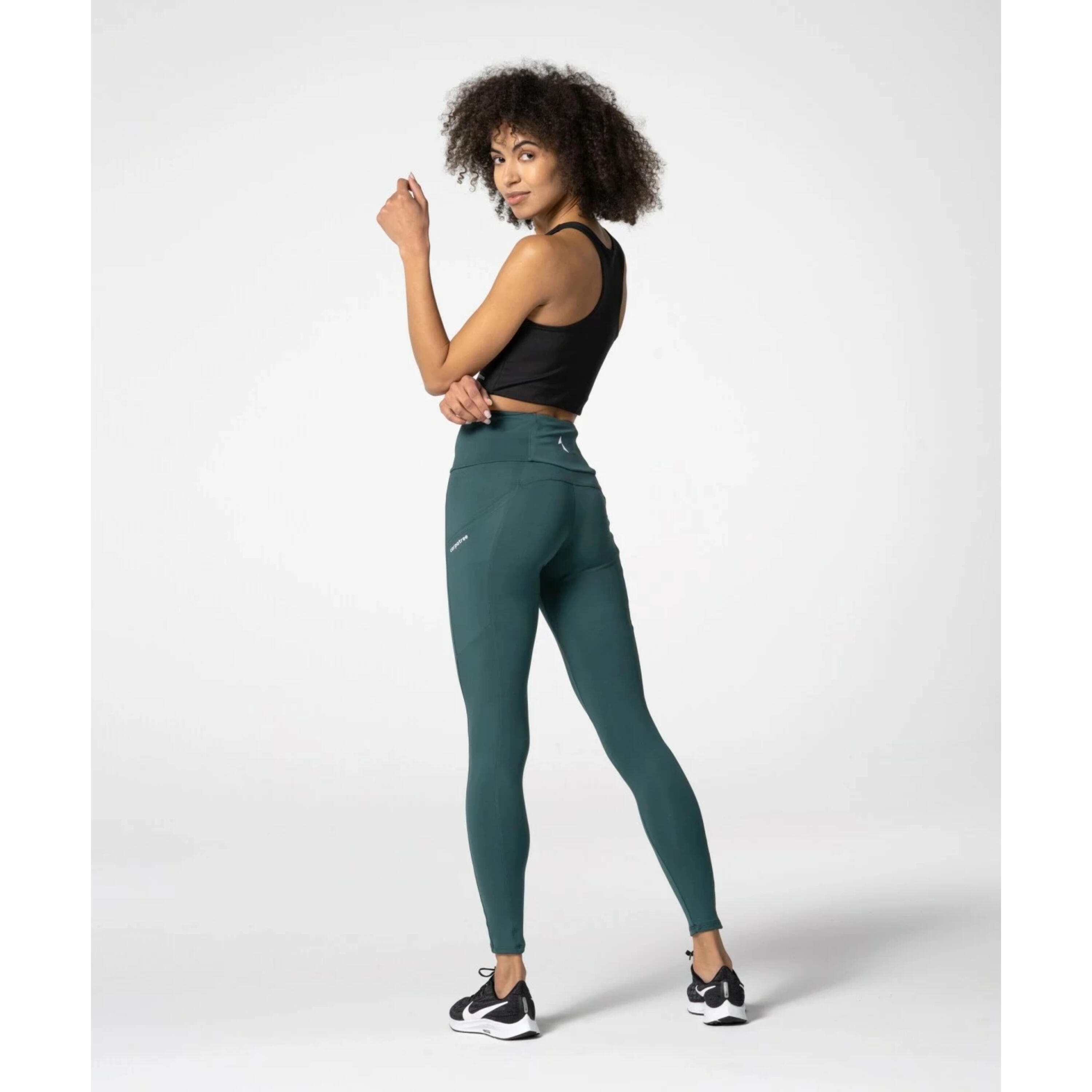 Legginsy z kieszeniami Carpatree Libra zielone 4/5