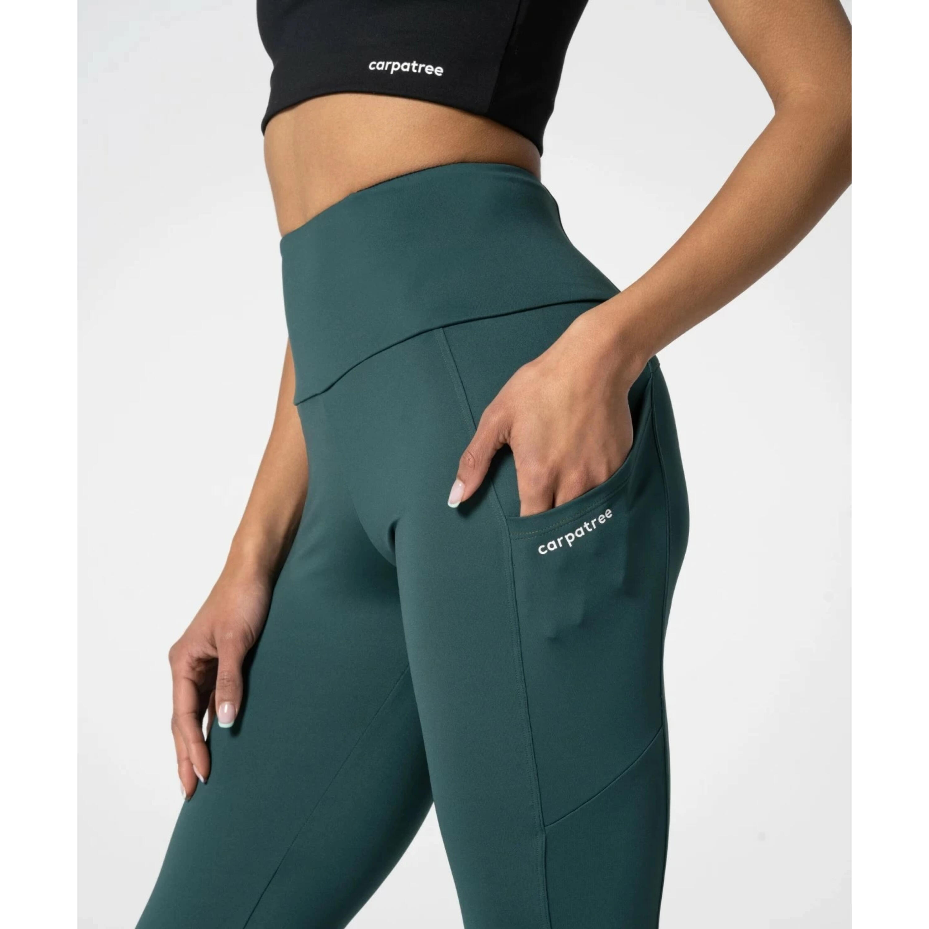 Legginsy z kieszeniami Carpatree Libra zielone 5/5