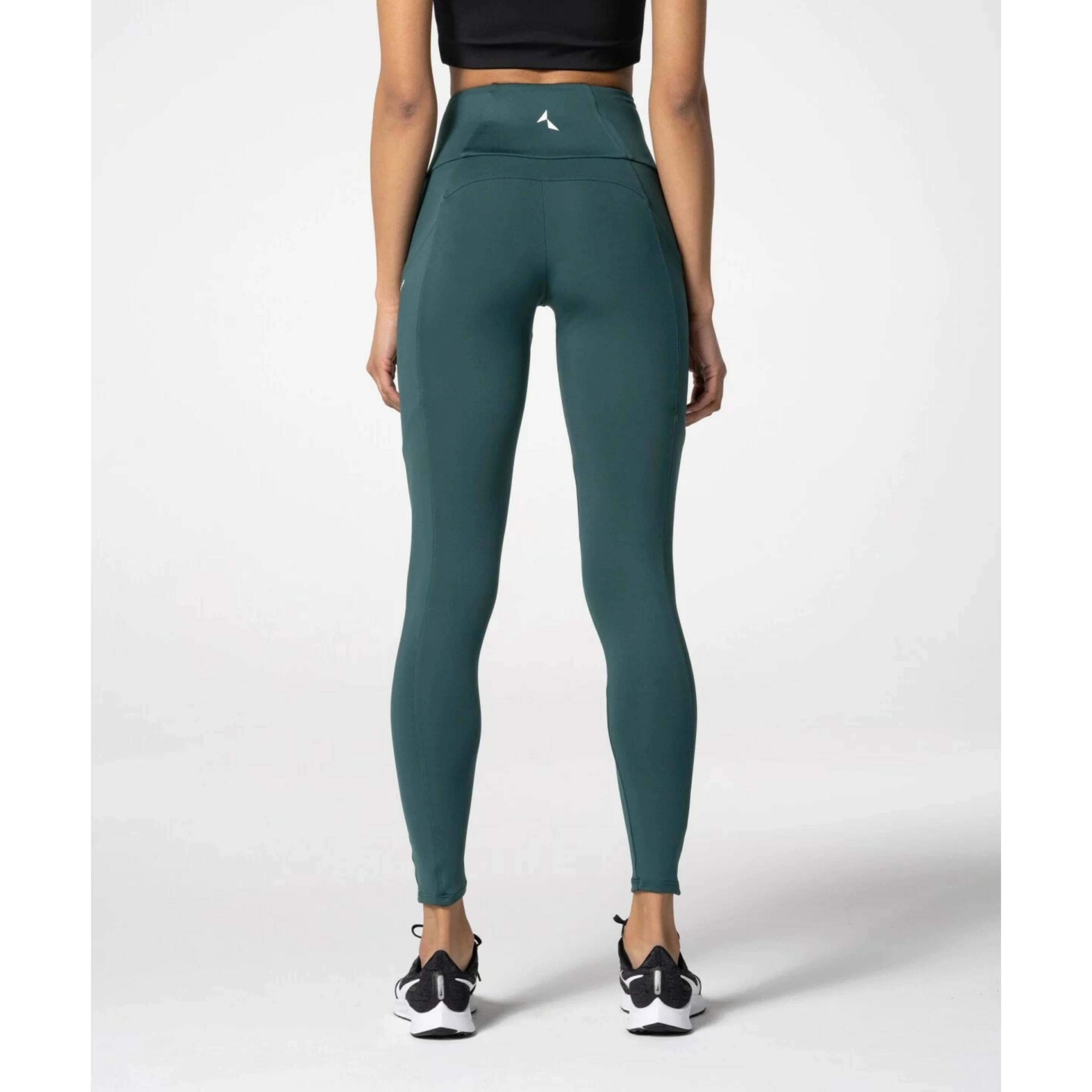 Legginsy z kieszeniami Carpatree Libra zielone