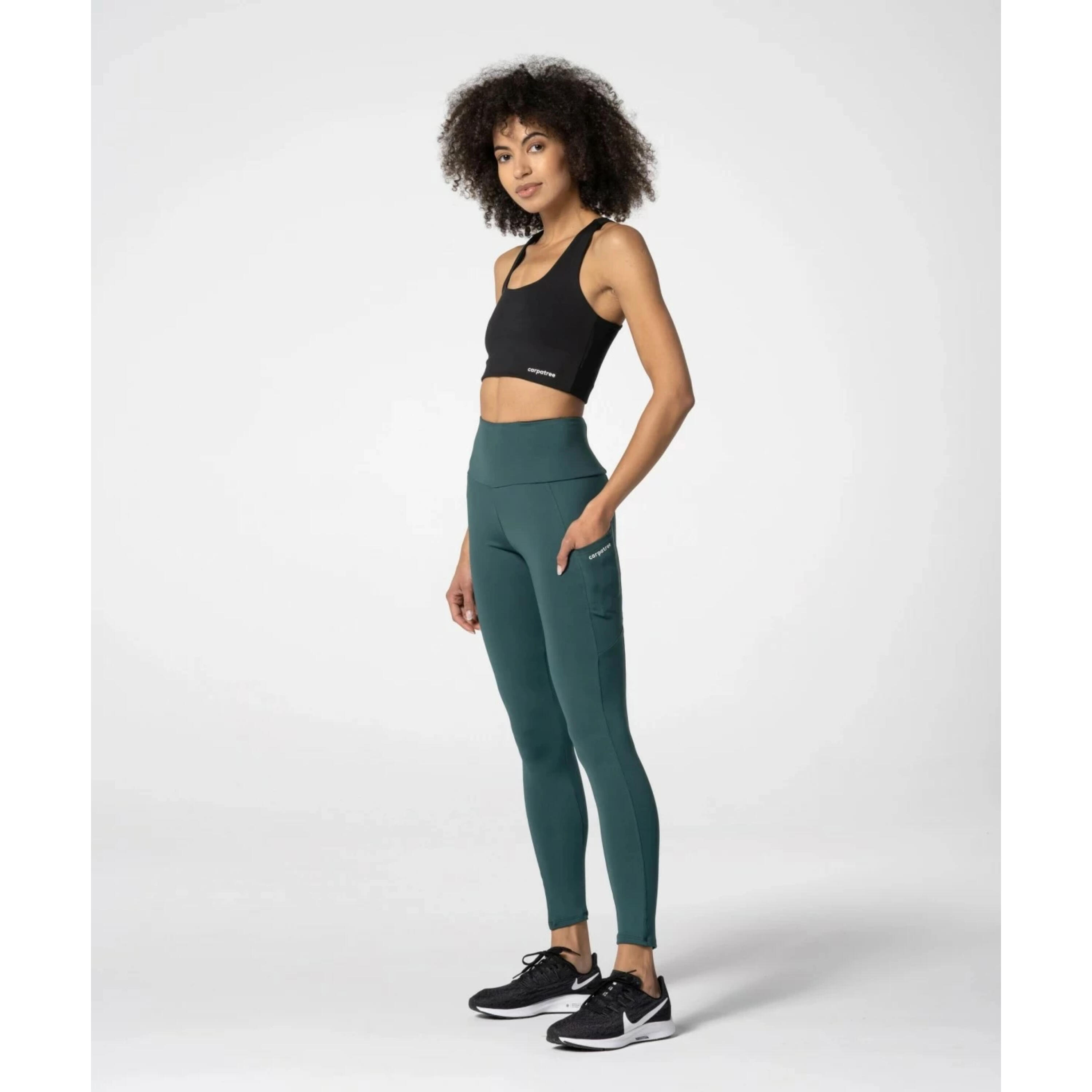 Legginsy z kieszeniami Carpatree Libra zielone 3/5