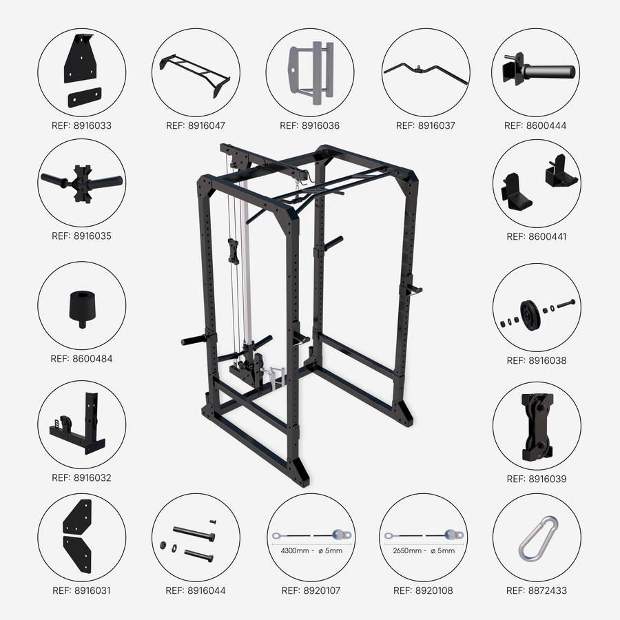 PIECE DETACHEE RACK MUSCULATION ENTRETIEN REPARATION