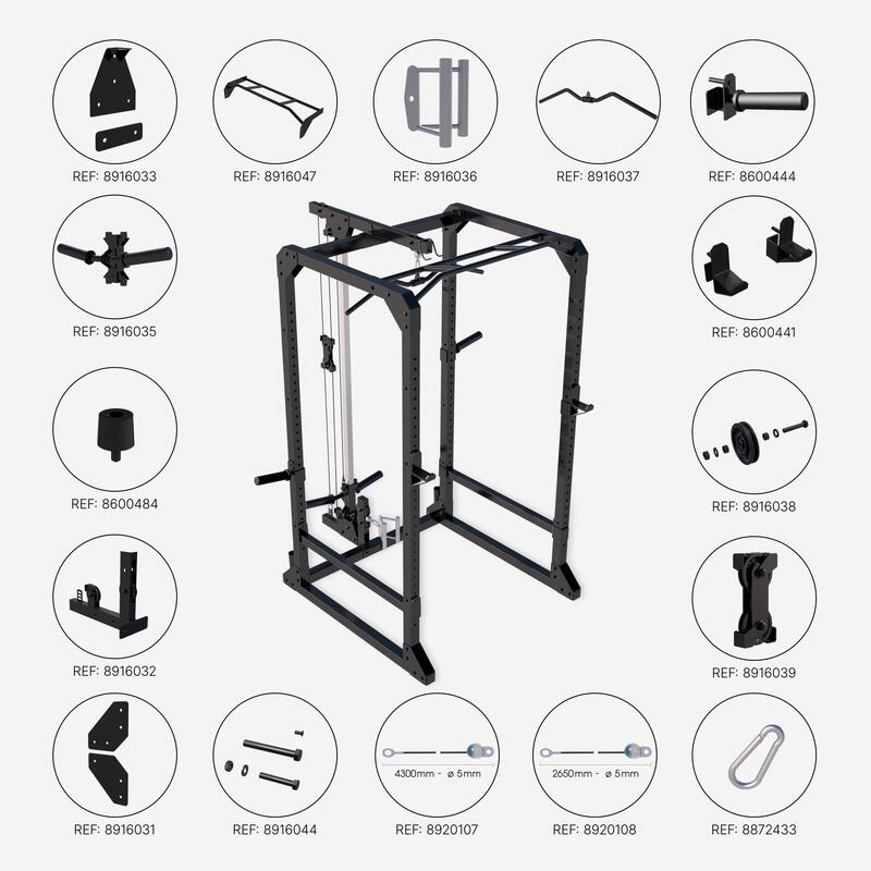 Univerzální posilovací stroj Power Rack 900