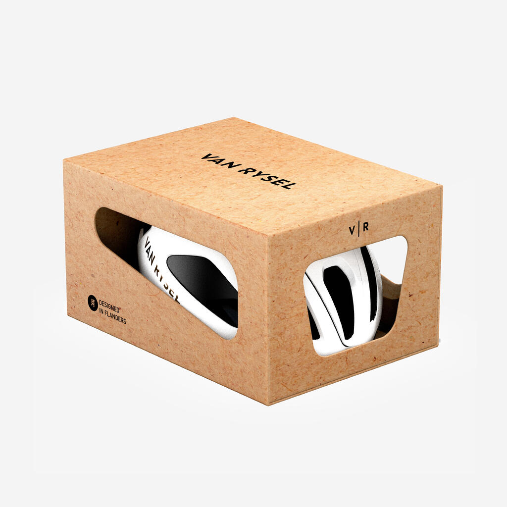 Casque de vélo route aéro RCR-F blanc