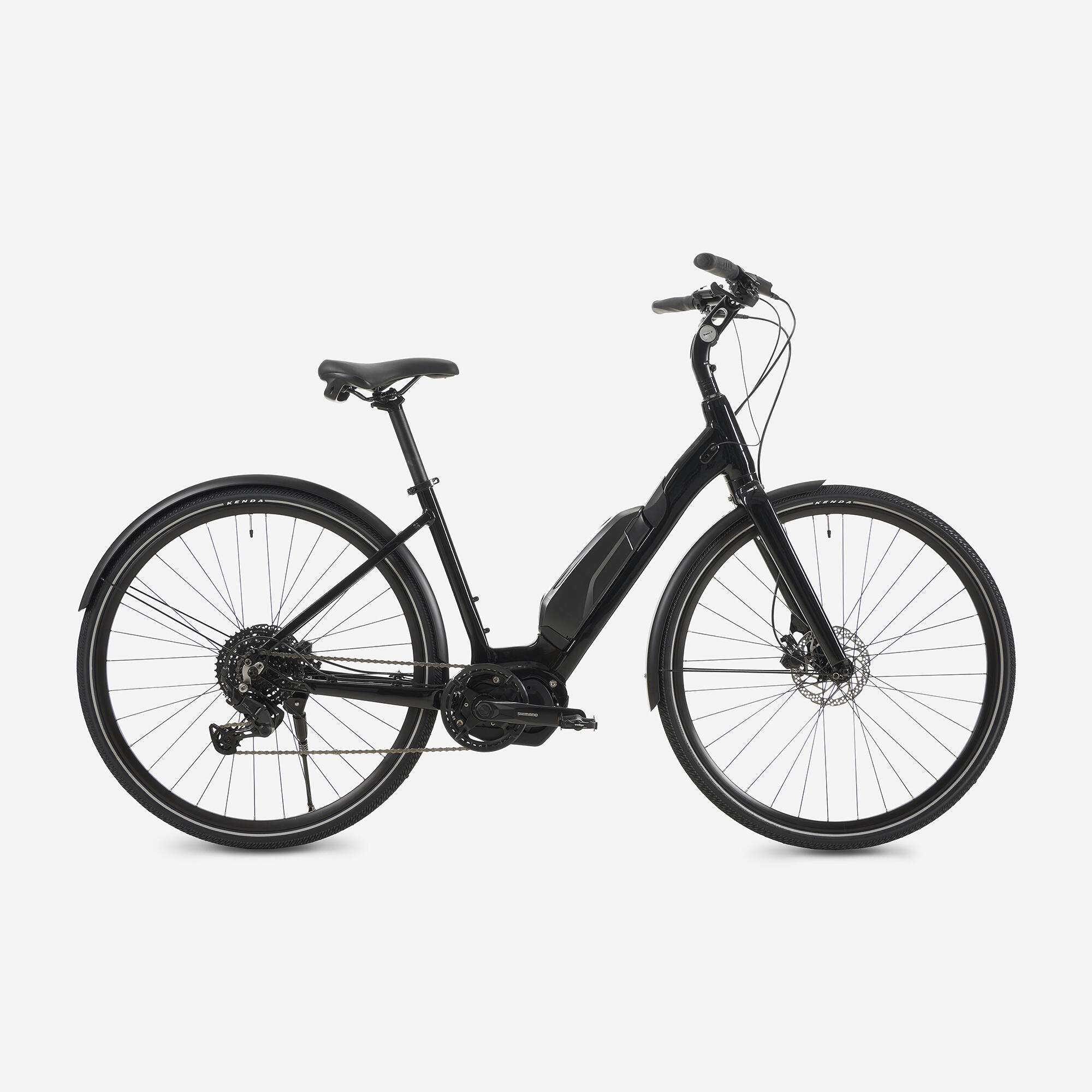 Vélo de ville électrique classique – E 5000 9S - DECATHLON