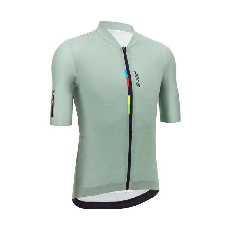 Maglia Ciclismo Uomo Santini Salvia UCI Rainbow