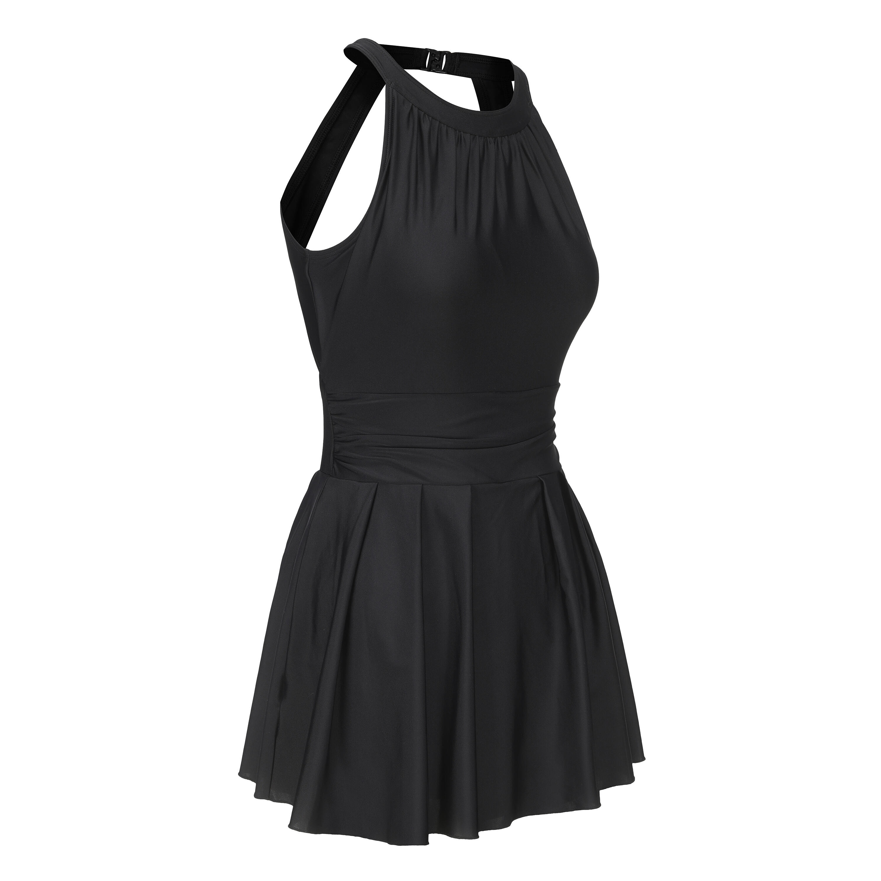 Olaian Women's Amber 1-Piece Skirt Swimsuit - Black