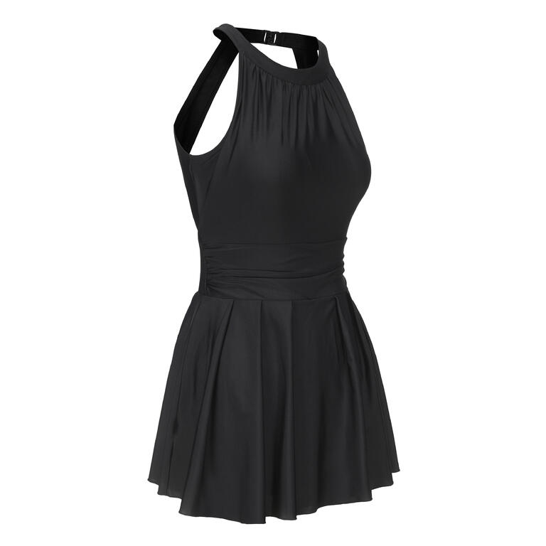 Women's 1-piece skirt swimsuit CN Amber in black