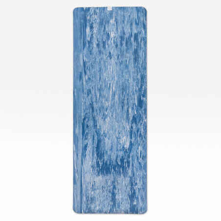 Prostirka za jogu mat 185 cm x 65 cm x 5 mm plava