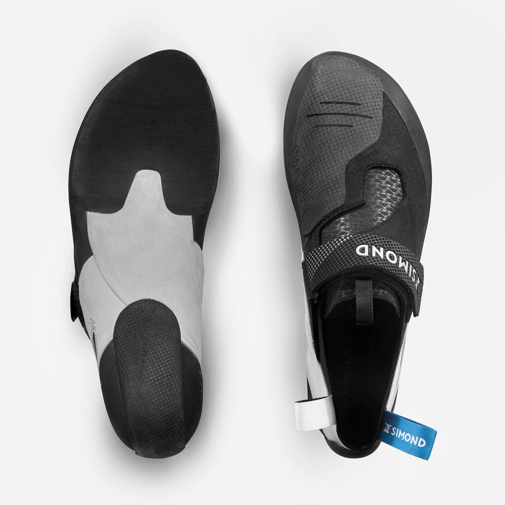 Črni in beli plezalni čevlji EDGE SOFT 
