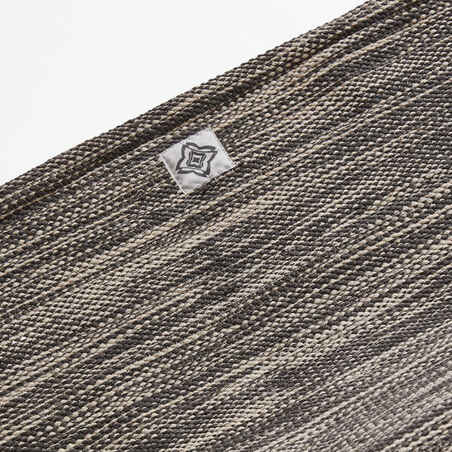 Gentle Yoga Cotton Mat/Over-Mat 183 cm ⨯ 68 cm ⨯4 mm - Mottled Grey