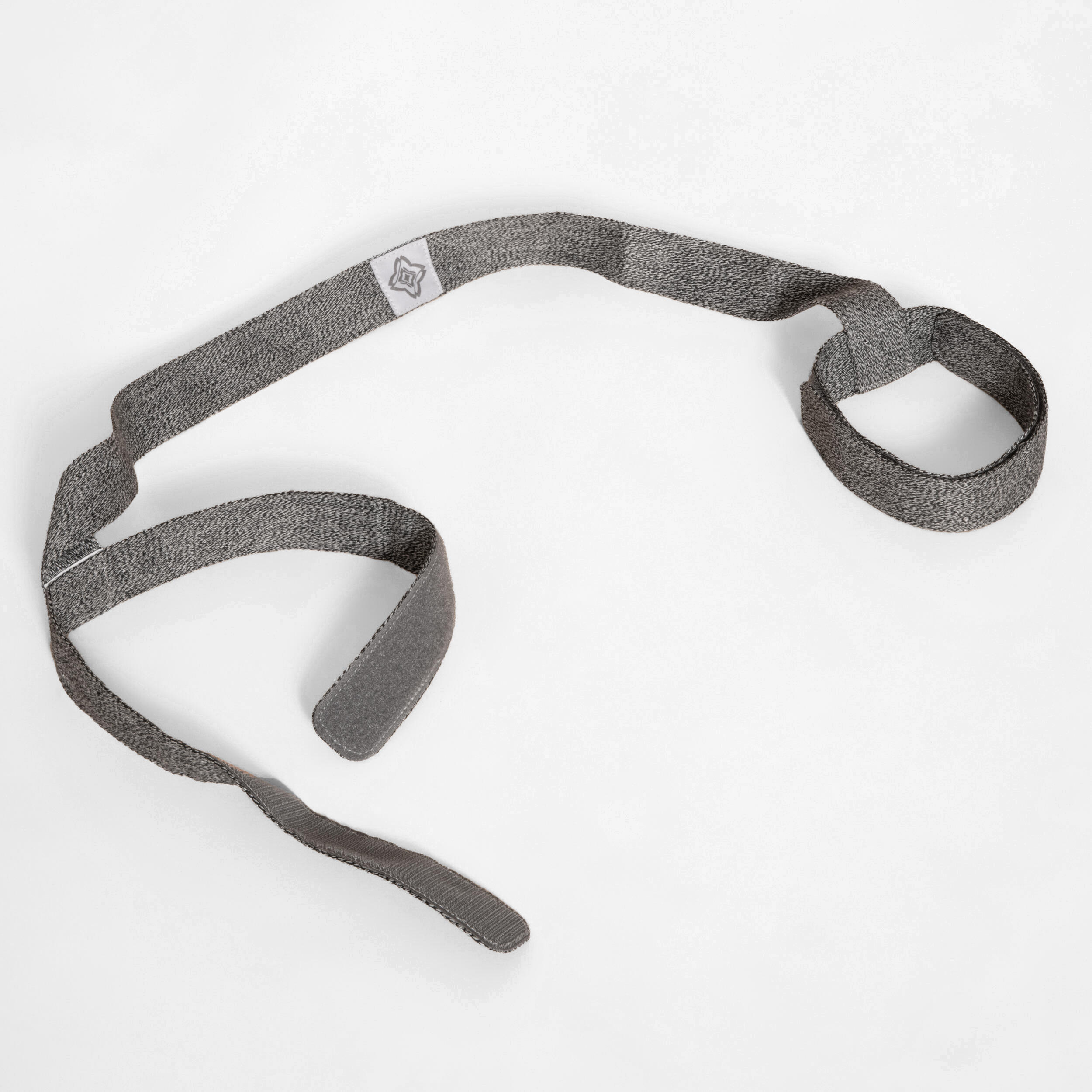 Adjustable Yoga Mat Strap - Mottled Grey 4/4