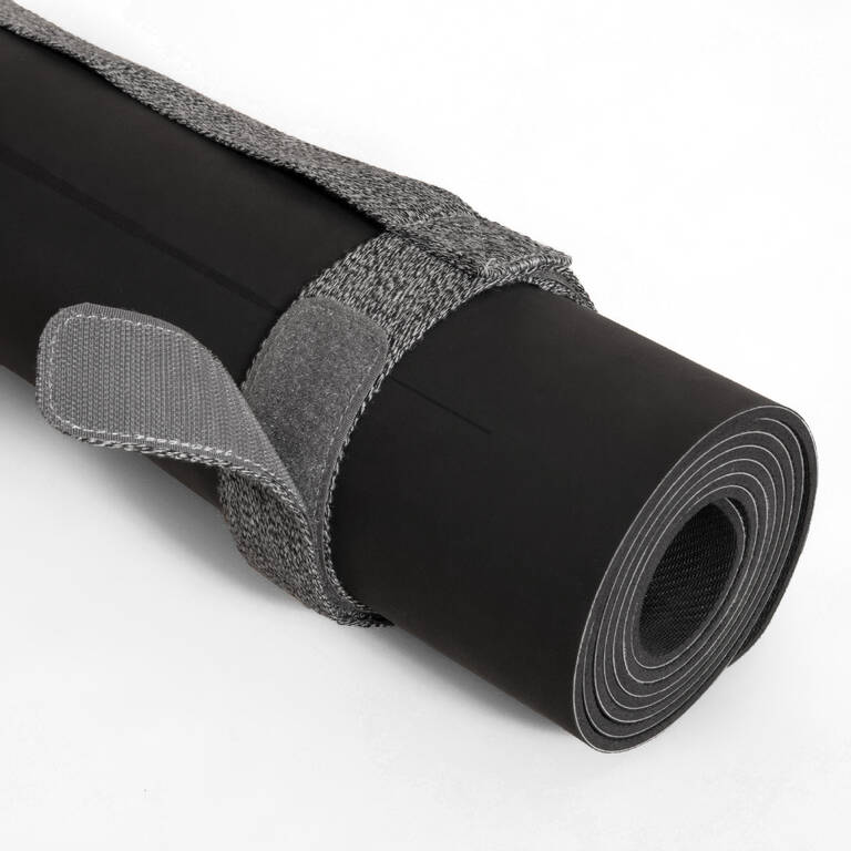 Adjustable Yoga Mat Strap - Mottled Grey