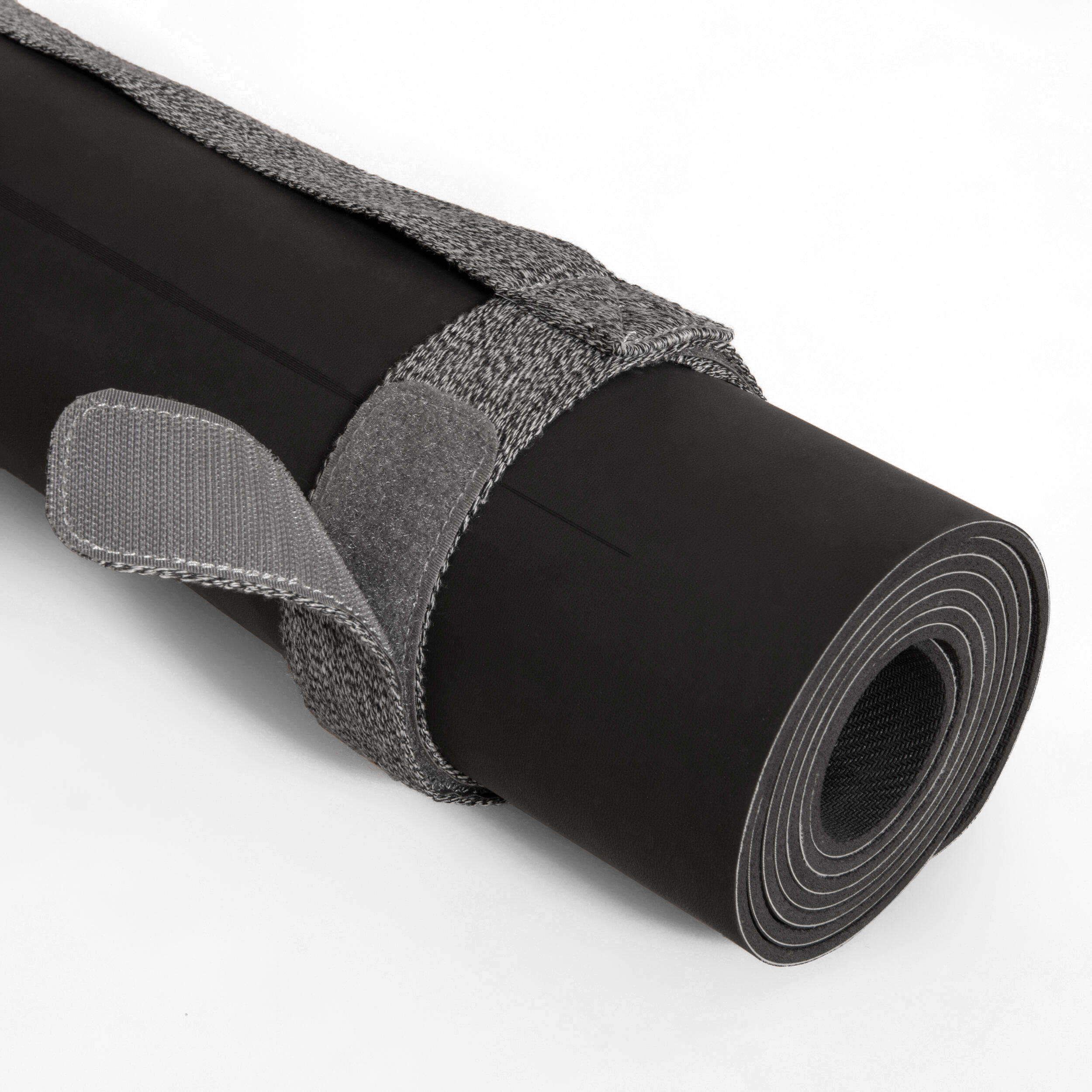 Adjustable Yoga Mat Strap - Mottled Grey 2/4