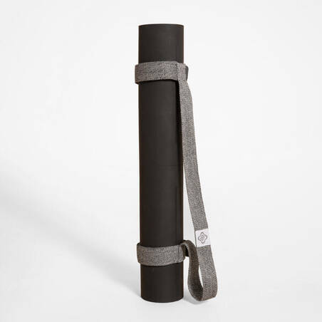 Adjustable Yoga Mat Strap - Mottled Grey