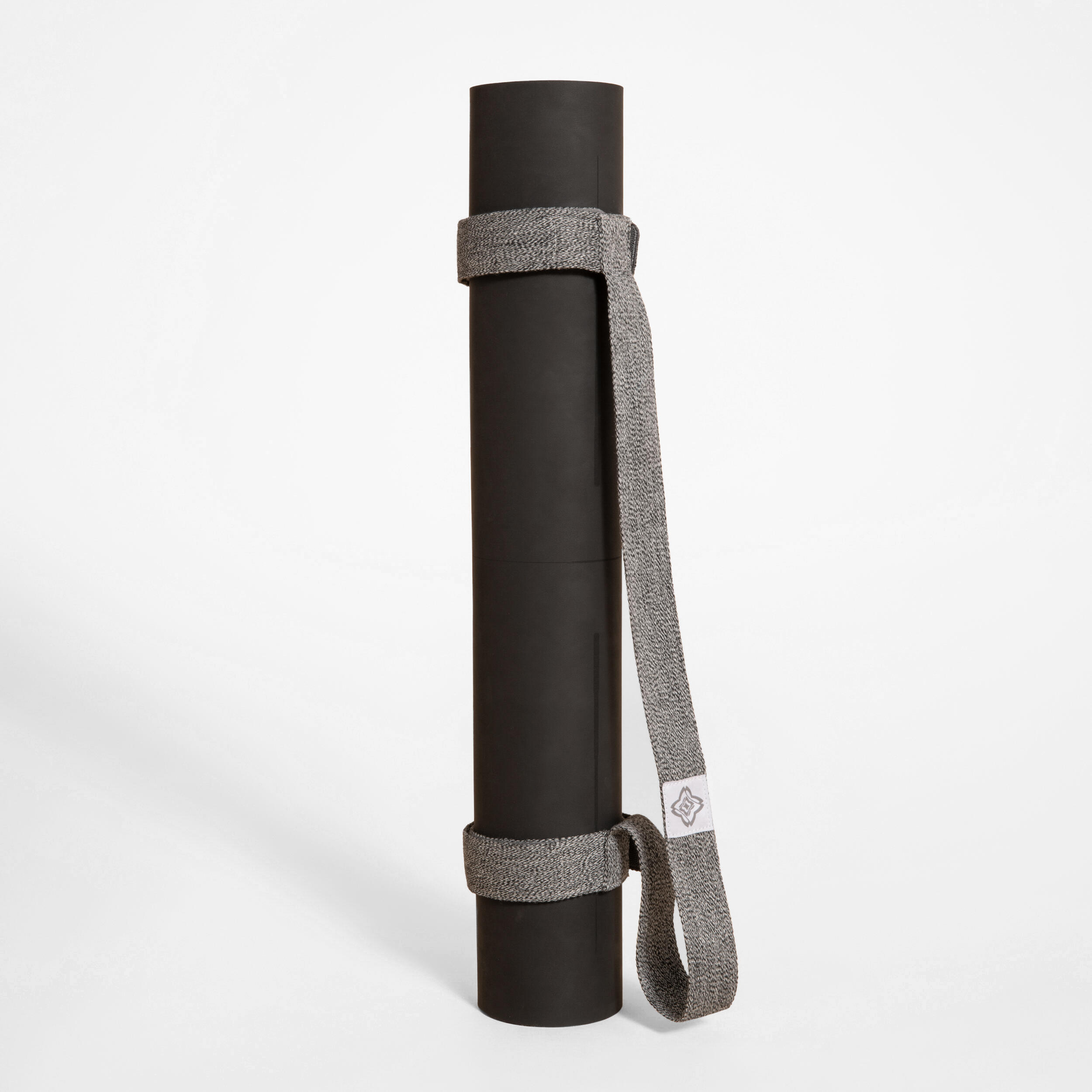 Adjustable Yoga Mat Strap - Mottled Grey 1/4