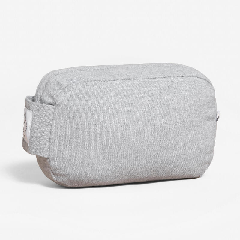 Jastuk za jogu sivi (23 cm x 14 cm x 7,5 cm)