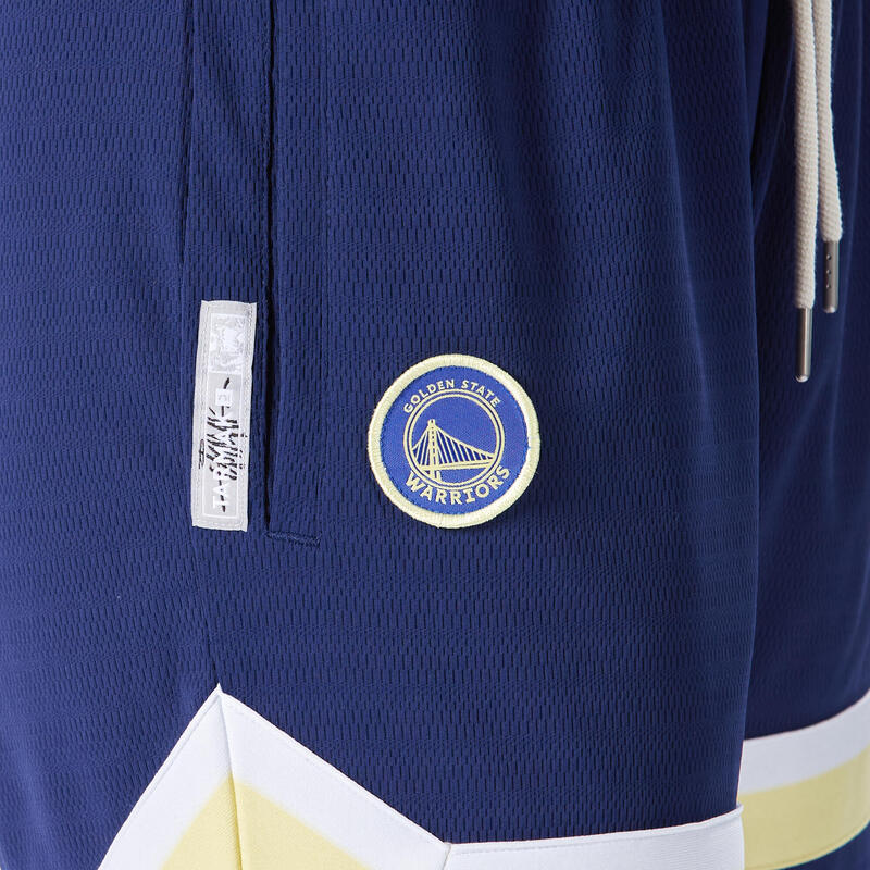 男女通用籃球短褲 900 NBA 勇士隊 - 藍色