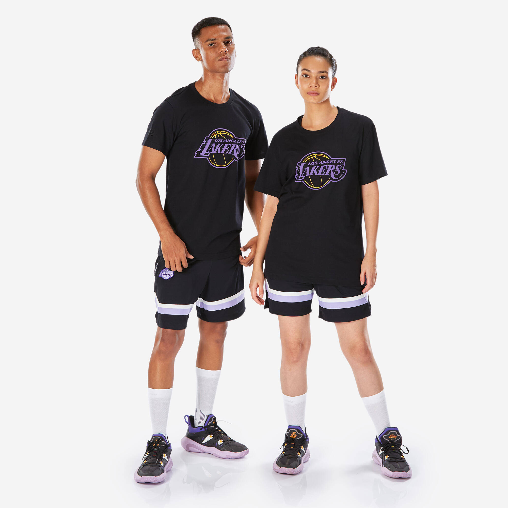 Unisex Basketball TShirt NBA 900AD - LA Lakers Black -  3