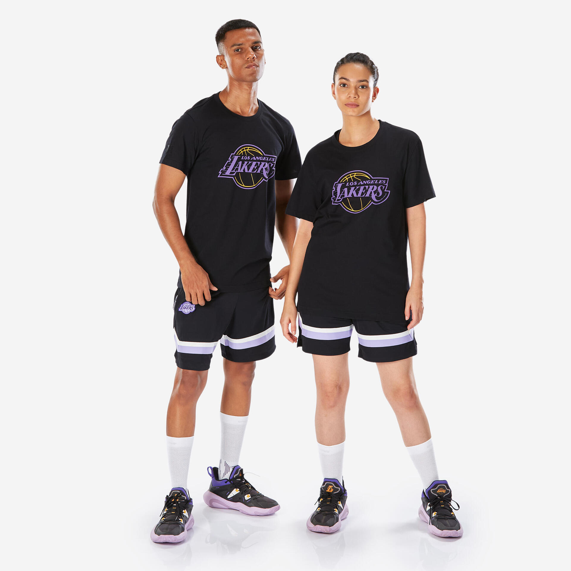 Adult Basketball T-Shirt NBA Lakers 900 Black