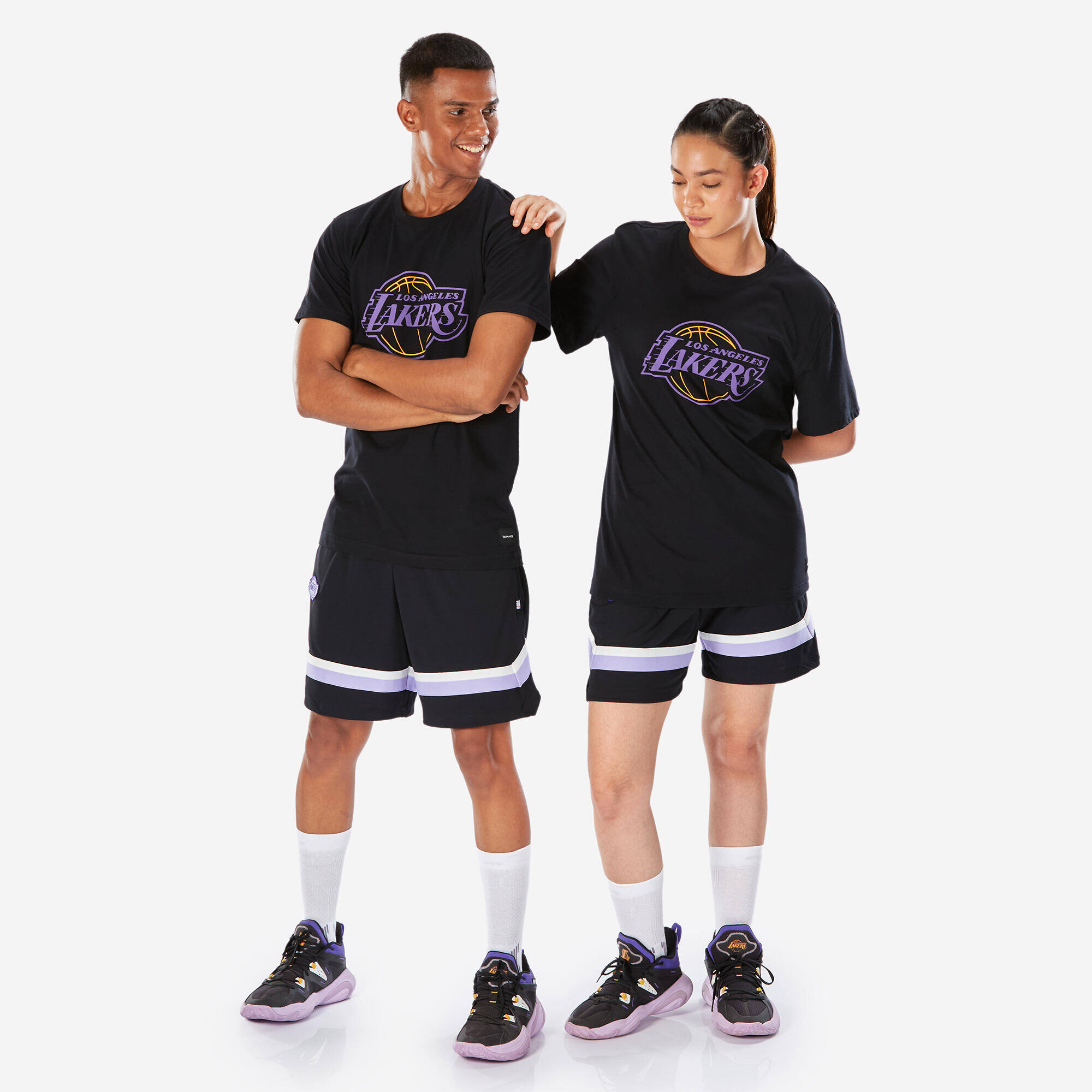 Unisex Basketball TShirt NBA 900AD - LA Lakers Black -  1