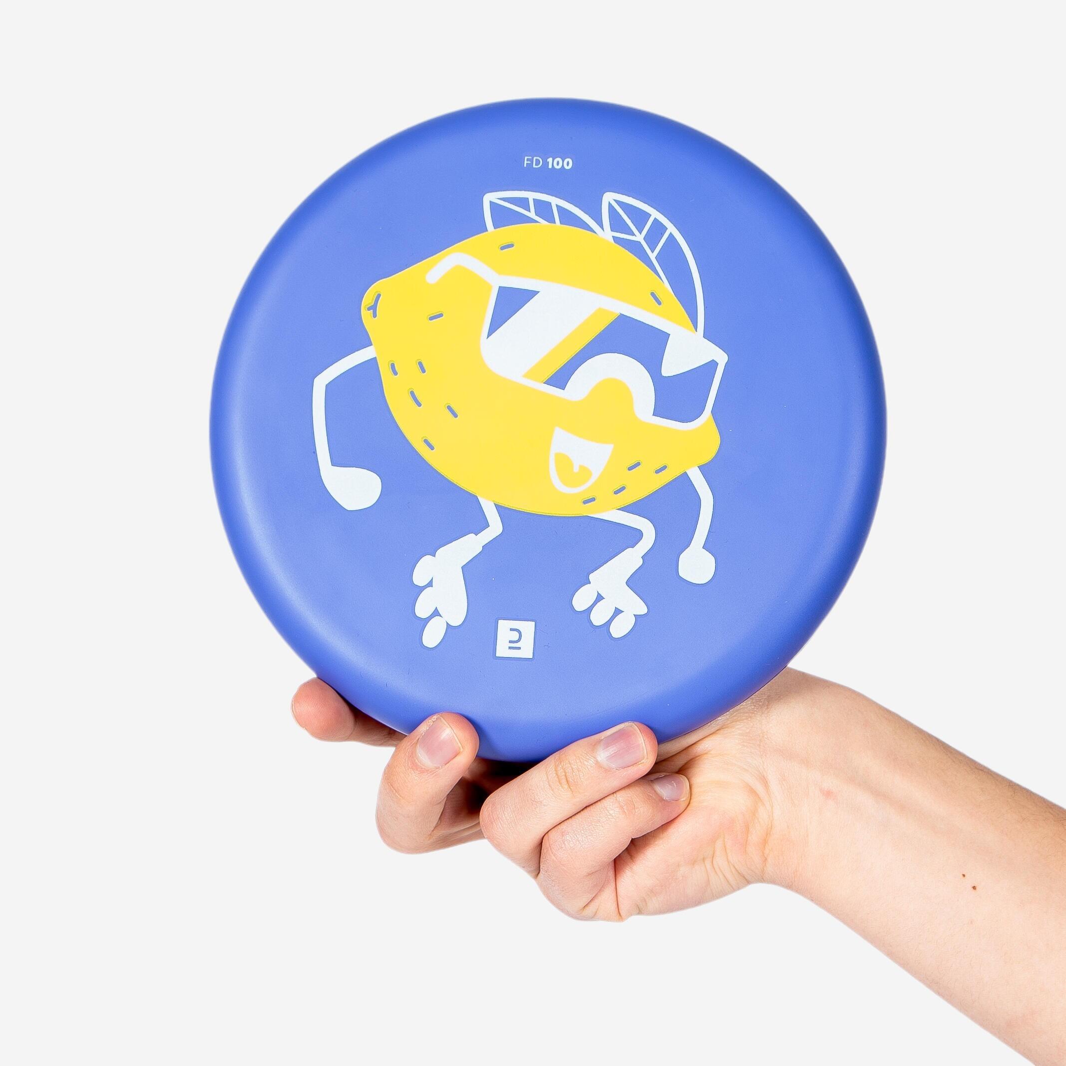 Disque volant souple - dsoft 100 bleu