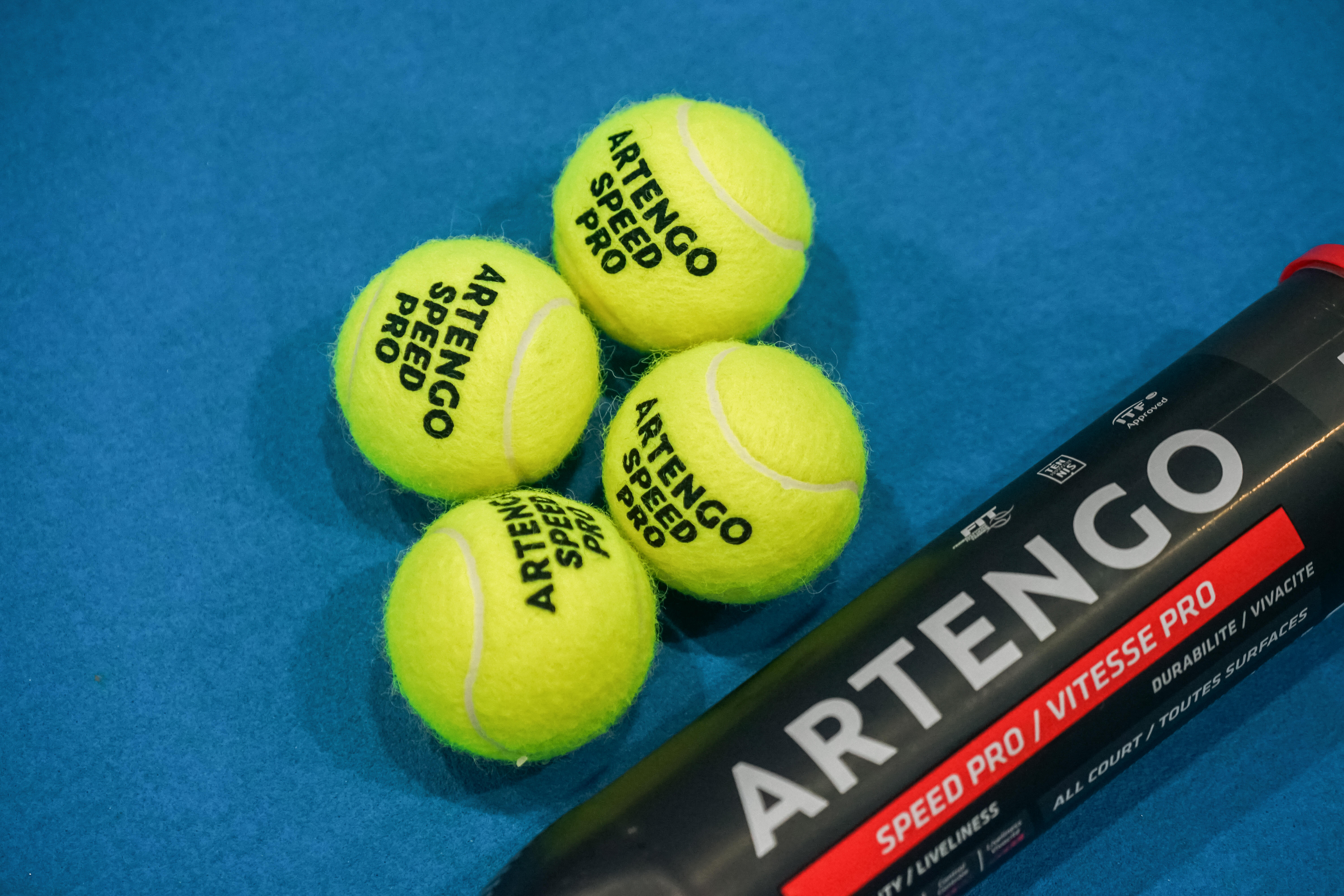 Tennis Balls Speed 4-pack - TB 930 Yellow - ARTENGO