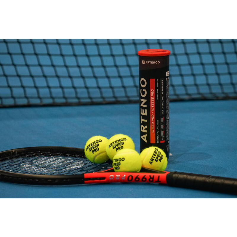 BALLE DE TENNIS TB930 *4 BIPACK JAUNE SPEED