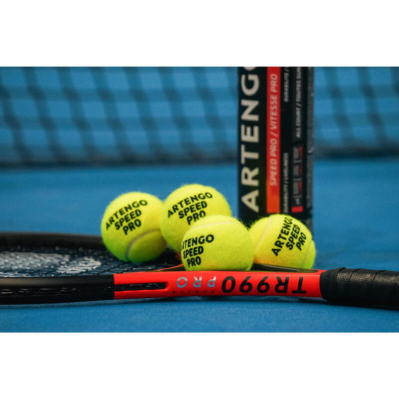 Tennisballen Speed Pro 3 stuks geel speed