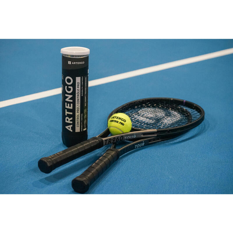 Tennisbälle Control Pro - 4er-Dose gelb