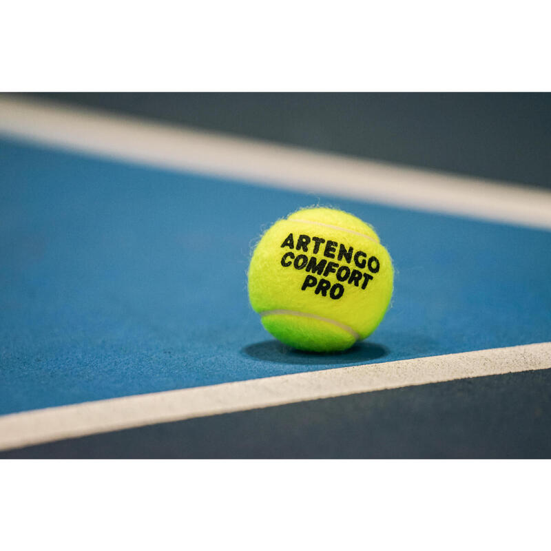 Balle de tennis polyvalente - ARTENGO Comfort Pro * 3 JAUNE