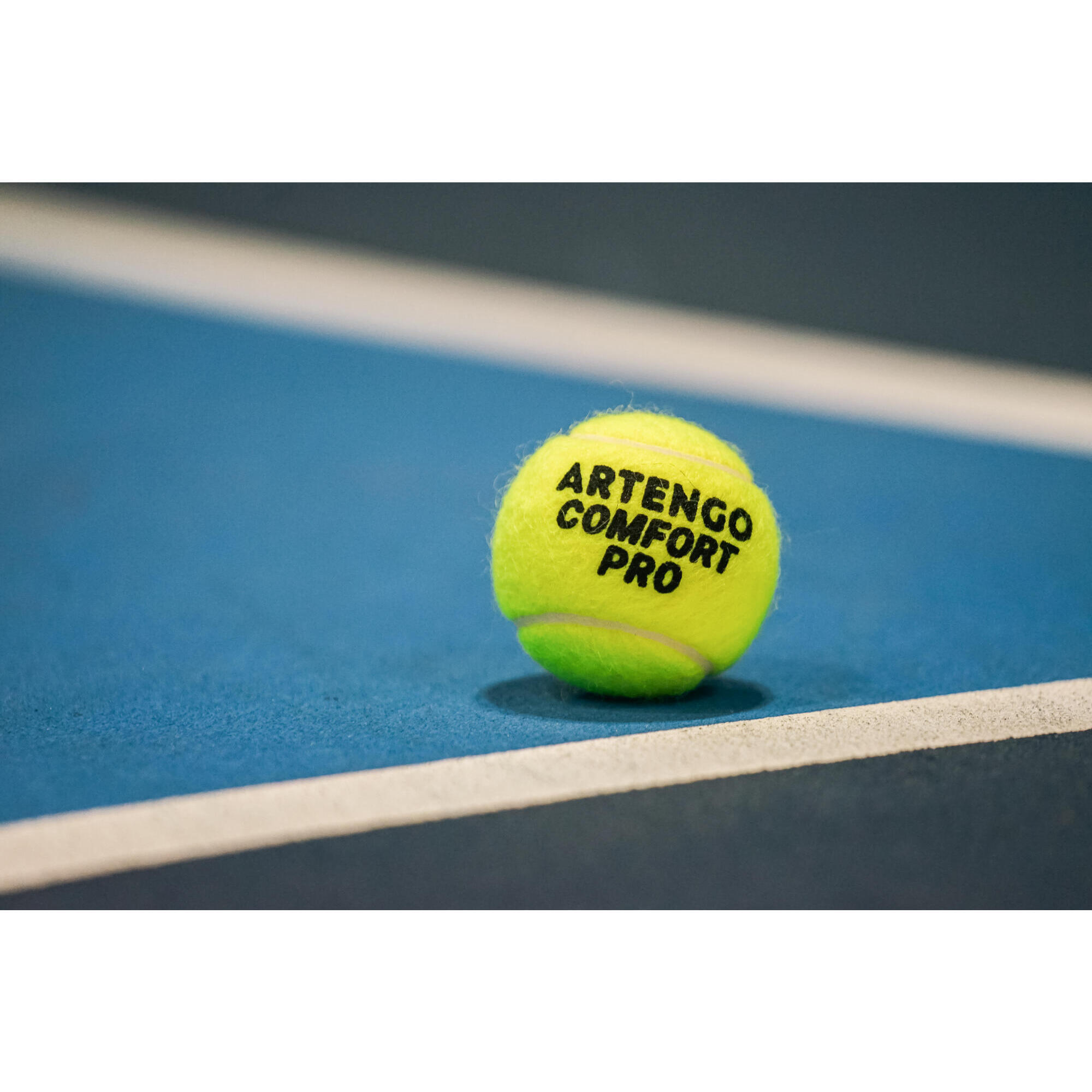 Multipurpose tennis ball - ARTENGO Comfort Pro * 4 YELLOW 2 Tubes