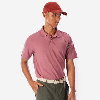 Men Golf Polo T-Shirt Cotton Regular Fit Purple MW100