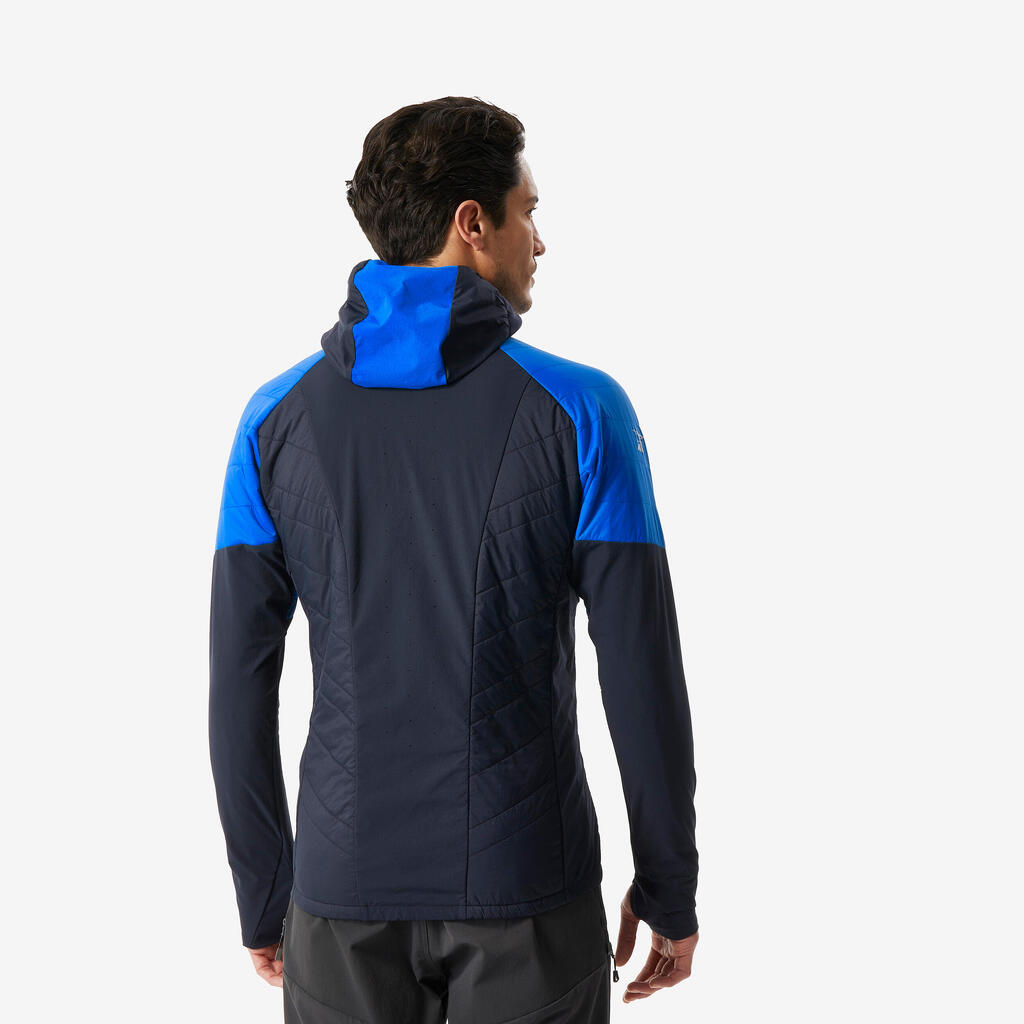 Men's mountaineering synthetic hybrid jacket - SPRINT navy