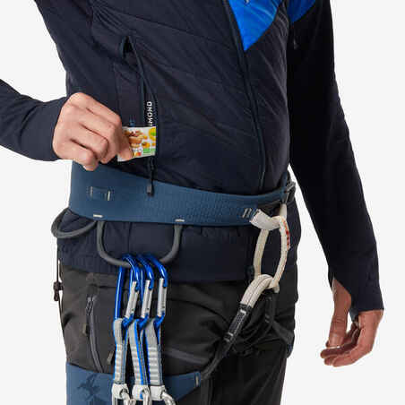 Vyriška sintetinė alpinizmo striukė „Sprint“, tamsiai mėlyna