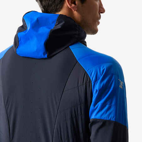 Men's mountaineering synthetic hybrid jacket - SPRINT navy