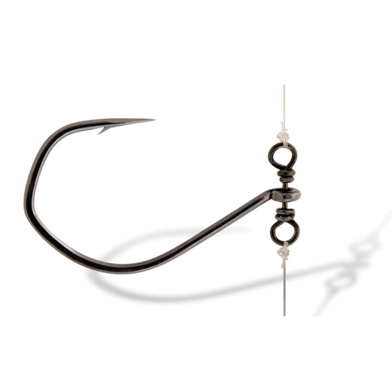 ANZUELOS PESCA CON SEÑUELOS FLEXIBLES SPINSHOT DROP SHOT HOOK N°4