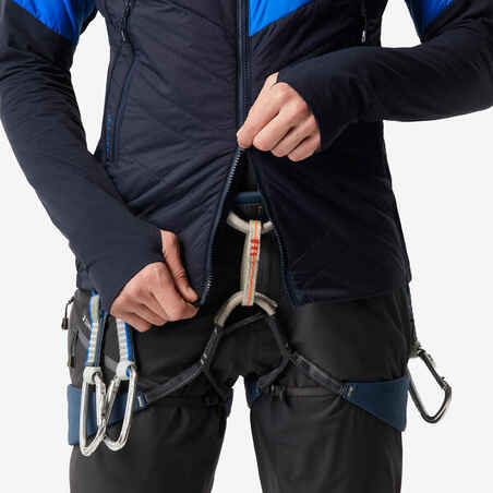 Vyriška sintetinė alpinizmo striukė „Sprint“, tamsiai mėlyna