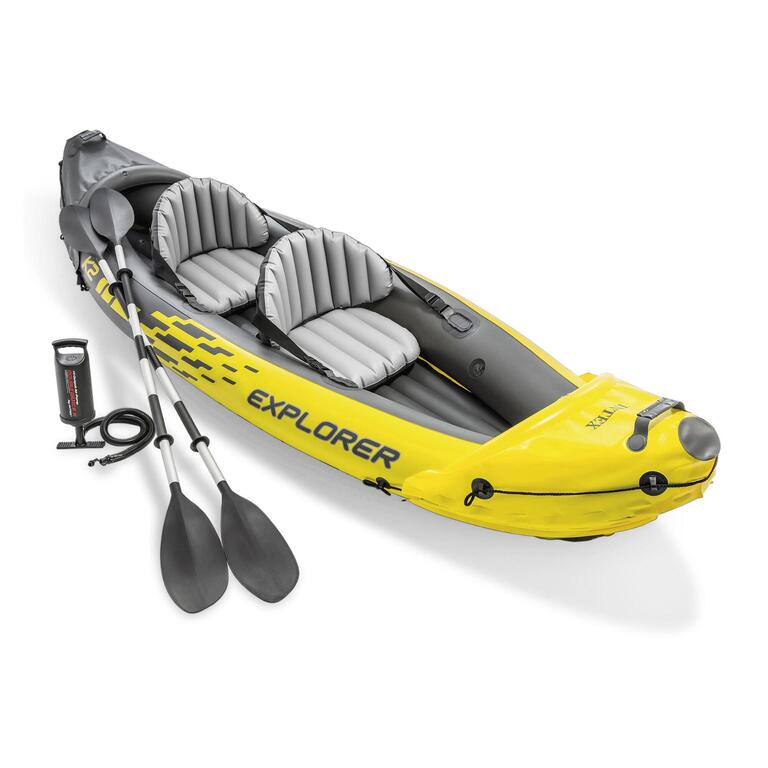 Intex Inflatable Touring Explorer K2 Kayak, yellow
