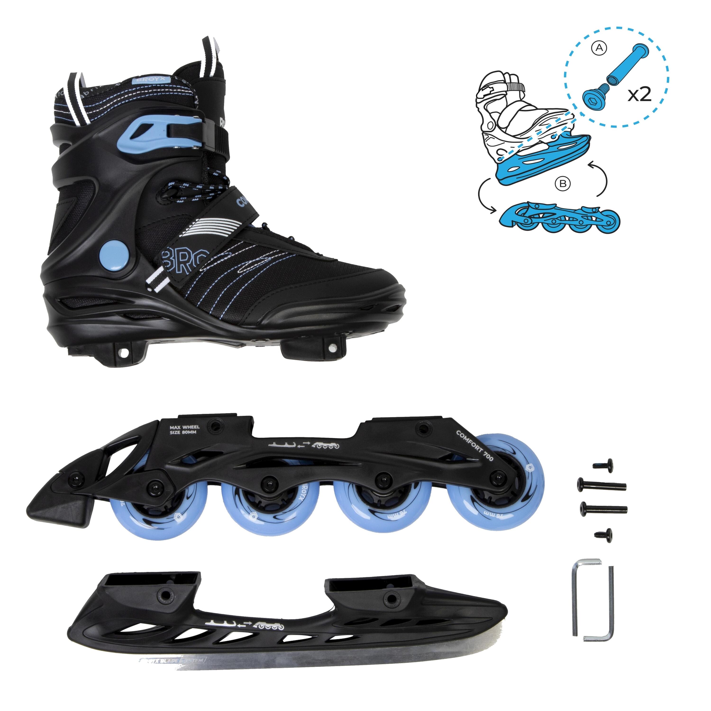Rolki fitness Broyx Comfort 700 8/9